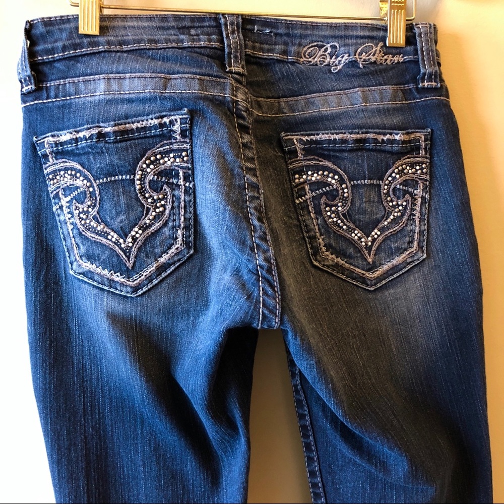 Big star Kayla straight leg mid rise jeans